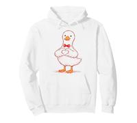 Cute Romantic Goose Heart Love Sweat à Capuche