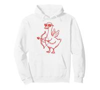 Cute Romantic Goose Heart Love Sweat à Capuche