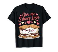 Cute S’More Couple Give Me S’More Love Pun Food Humor T-Shirt