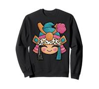 Cute Samurai Girl Casque pailleté Sweatshirt