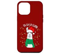 Cute Sarcastic Christmas Llama Outfit Graphic Design Style Coque pour iPhone 12 Pro Max