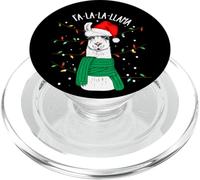 Cute Sarcastic Christmas Llama Outfit Graphic Design Style PopSockets PopGrip pour MagSafe