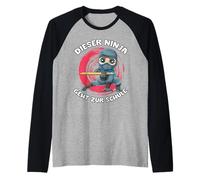 Cute School Ninja Boy Scolarisation École Ninja Manche Raglan