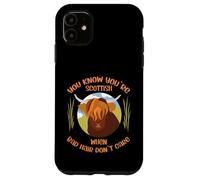 Cute Scottish Highland Cow - Bad Hair Don´t Care Coque pour iPhone 11