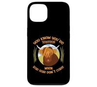 Cute Scottish Highland Cow - Bad Hair Don´t Care Coque pour iPhone 13