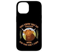 Cute Scottish Highland Cow - Bad Hair Don´t Care Coque pour iPhone 14