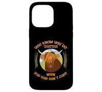 Cute Scottish Highland Cow - Bad Hair Don´t Care Coque pour iPhone 14 Pro Max