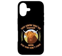 Cute Scottish Highland Cow - Bad Hair Don´t Care Coque pour iPhone 17