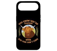 Cute Scottish Highland Cow - Bad Hair Don´t Care Coque pour iPhone Air