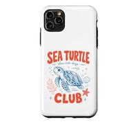 Cute Sea Turtle Club Slow Tide Days Ocean Beach Life Lover Coque pour iPhone 11 Pro Max