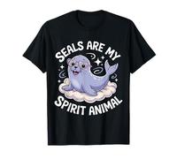 Cute Seal with Heart Glasses - My Spirit Animal T-Shirt