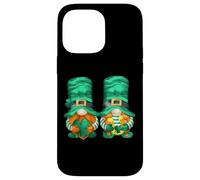 Cute Shamrock and Horseshoe for St. Patricks Day GNOME Funny Coque pour iPhone 14 Pro Max