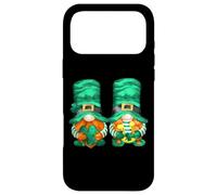 Cute Shamrock and Horseshoe for St. Patricks Day GNOME Funny Coque pour iPhone 17 Pro Max