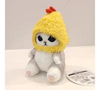 Cute Shark Cat Doll Fried Shrimp Chat en Peluche Poupée Pendentif Poupée Belle Chambre Sac De Voiture Décoratif Pendentif Ouverture (Crevettes Frites)