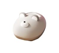 Cute Sheep Chaussons chauffants sans fil 14 heures de rétention de la chaleur 65 °C Température constante 19 x 27 cm Blanc