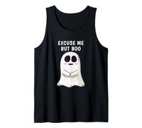 Cute Shy Ghost Halloween Funny Ghost Girl Boo Halloween Débardeur