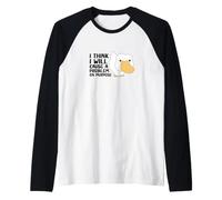 Cute Silly Goose Obsession, I Will Cause a Problem on Purpose Manche Raglan