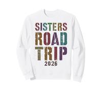 Cute Sisers Road Trip Besties 2026 Vacances Surf Beach Sweatshirt