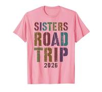 Cute Sisers Road Trip Besties 2026 Vacances Surf Beach T-Shirt