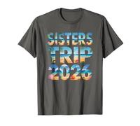 Cute Sisters Trip 2026, Vacances pour sœurs, croisière sur la Plage T-Shirt