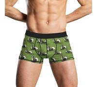 Cute Skunks Mens Boxers Slip Imprimé Trunks Short Pants Sous-vêtements Sport Gym Underpants Style1918, Comme indiqué sur la photo, XL