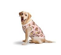 Cute Sloth T-shirt décontracté sans manches pour animal de compagnie, gilet pour chien, imprimé en coton doux pour animaux de compagnie, T-shirt respirant pour grand chien (3xl-5XL)