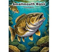 Cute Smallmouth Bass Coloring Book: Adorable Bronze Bass Designs for Toddlers!