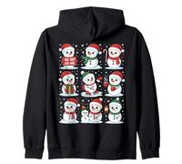 Cute Snowmen Christmas Holiday Winter Graphic Sweat à Capuche