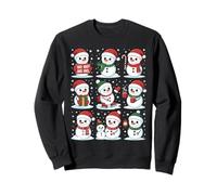 Cute Snowmen Christmas Holiday Winter Graphic Sweatshirt