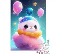 Cute Space Baby Puzzles 1000 Pieces Cadeau Unique Jeu Éducatif Défi Jouet À De Qualité Supérieure Peinture Art pour Adultes Et Enfants 1000pcs (75x50cm)