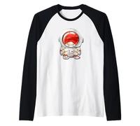 Cute Space Themed GNOME Graphic for Mom Astronomy Teacher Manche Raglan