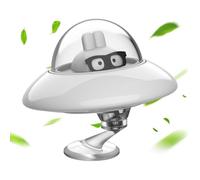 Cute Spaceship Diffuser, Car Interior Freshener, 2.87x1.61in Vehicle Perfume Ornament, Multipurpose Scent Dispenser, Creative Dashboard Decoration for Family, Coworkers, Lovers