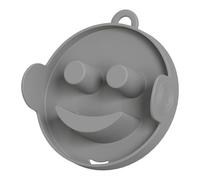 Cute Sponge Holder, Drainable Organizer Rack, Kitchen Fixture with Smile Face, Counter Accessory with Compact Build, 3.94x3.94x1.34 inches Household Tool, Cleaning Organizer for Bathroom Apartment