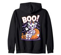 Cute Spooky Funny Halloween Giraffe Ghost Boo Sweat à Capuche