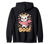Cute Spooky Funny Halloween Giraffe Ghost Boo Sweat à Capuche