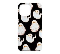 Cute Spooky Ghost Pastel Goth Retro Groovy Halloween Black Coque pour iPhone 13 Pro Max