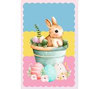 Cute Spring Bunny Notebook Journal| Easter Bunny Gift Journal for All Ages | Fun Easter Bunny Notebook for Spring| Cute Bunny Notebook Journal