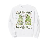 Cute Spring Flower GNOME Dandelion Wishes Butterfly Kisses Sweatshirt