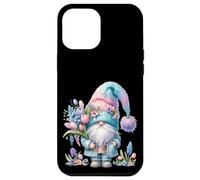 Cute Spring GNOME for Women with Hello Spring Tulip Flowers Coque pour iPhone 12 Pro Max
