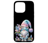 Cute Spring GNOME for Women with Hello Spring Tulip Flowers Coque pour iPhone 15 Pro Max