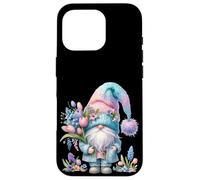 Cute Spring GNOME for Women with Hello Spring Tulip Flowers Coque pour iPhone 16 Pro