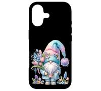 Cute Spring GNOME for Women with Hello Spring Tulip Flowers Coque pour iPhone 17