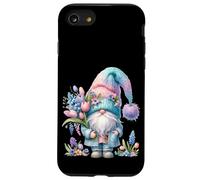 Cute Spring GNOME for Women with Hello Spring Tulip Flowers Coque pour iPhone SE (2020) / 7/8