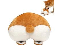 Cute Squeaky Dog Toy, Plush Farting Sound Doll, Interactive Chew Toy with Soft Material, Funny Butt Plush Figure, Pet Toys with Entertaining Style, Puppy Accessory for Home Travel Cage Indoor Use