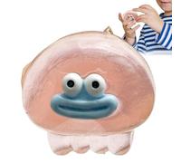 Cute Squeeze Toy - Slow Rising Jellyfish Stress Relief Sensory Toy | Soft Pinch and Stretch Fidget Accessory Portable Reducer Relaxing for Kids, Adults, Desk, Travel, Party