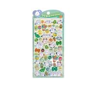 Cute Stickers - 3D Glitter Resin Crystal Texture Decals for Kids Use, Teen Crafting with Fun Design, Decorative Stickers for Laptop Bottle Car Scrapbook, 7.87x3.74 inches