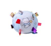 Cute Stuffed Fetch Toy - 6 Inch Soft Plush Interactive Dog Ball With Bell | Cute Stuffed Fetch Toy - Soft And Lightweight Design Makes It Ideal For Gentle , Fetching, Biting, And Indoor Exercise