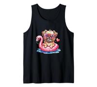 Cute Summer Flotteur de Piscine Motif Griffon de Bruxelles Débardeur
