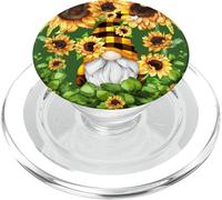Cute Sunflower GNOME for Funny Gardener and Cute Mom Summer PopSockets PopGrip pour MagSafe