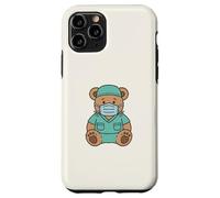 Cute Surgical Nurse Teddy Bear Student Operating Room Staff Coque pour iPhone 11 Pro